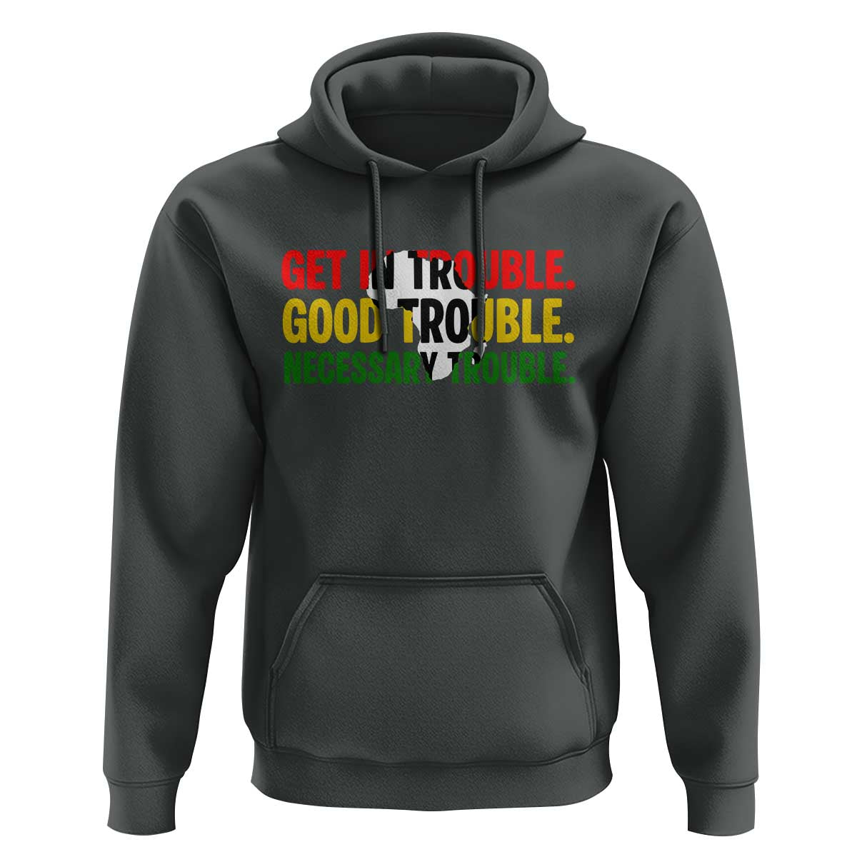 John Lewis Quote Affrican American Hoodie Get in Good Necessary Trouble