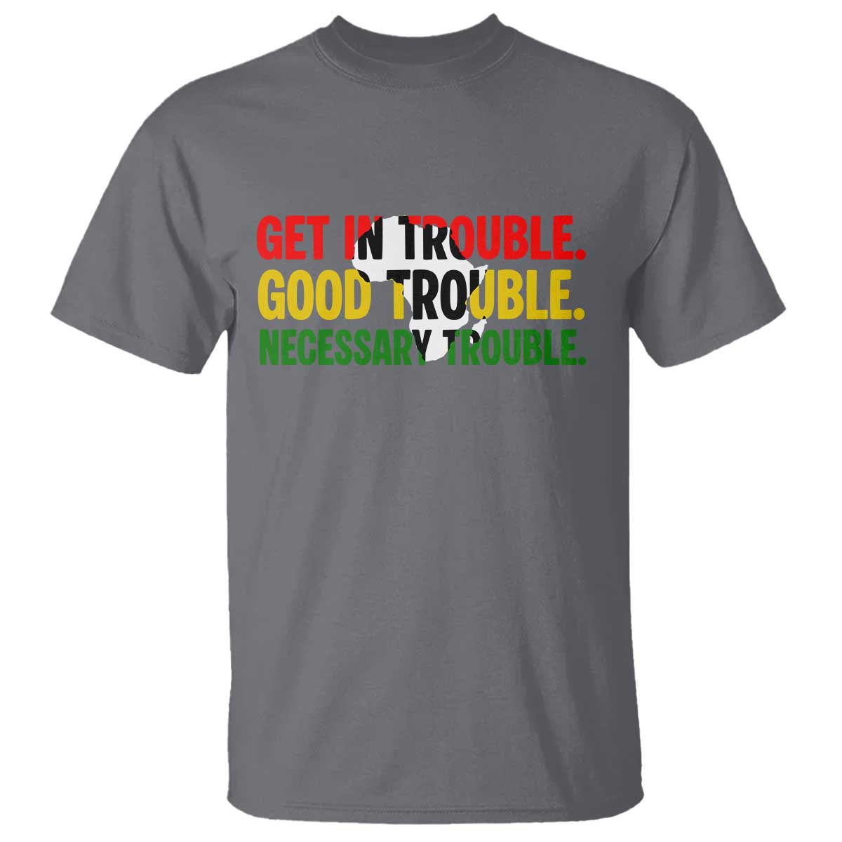 John Lewis Quote Affrican American T Shirt Get in Good Necessary Trouble