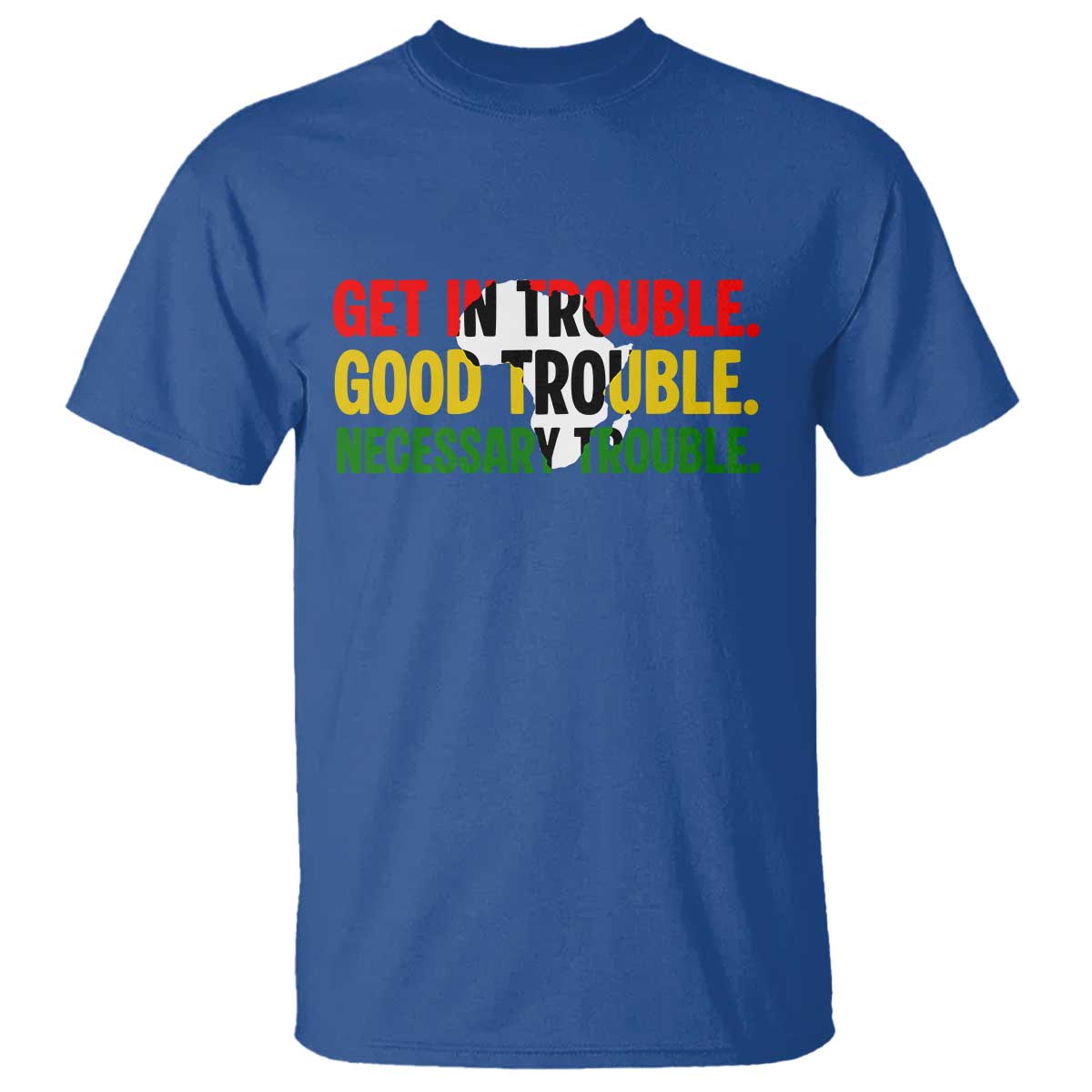 John Lewis Quote Affrican American T Shirt Get in Good Necessary Trouble