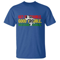 John Lewis Quote Affrican American T Shirt Get in Good Necessary Trouble