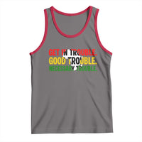 John Lewis Quote Affrican American Tank Top Get in Good Necessary Trouble