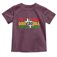 John Lewis Quote Affrican American Toddler T Shirt Get in Good Necessary Trouble