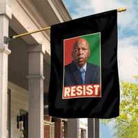 Resist Protest Civil Rights Garden Flag John Lewis Black History