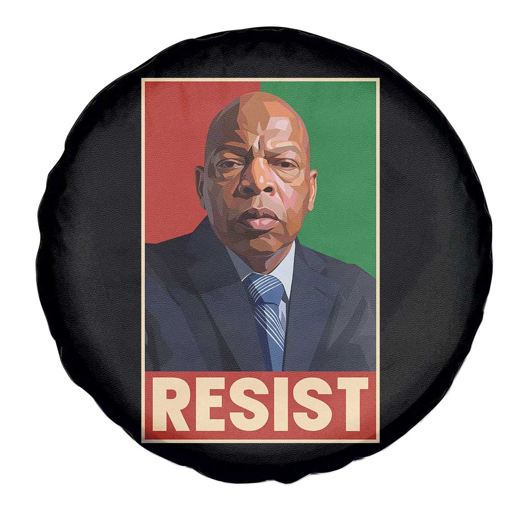 Resist Protest Civil Rights Spare Tire Cover John Lewis Black History