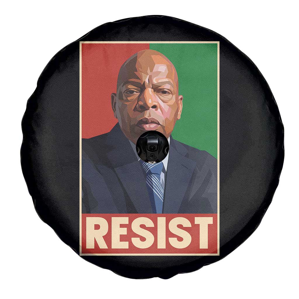 Resist Protest Civil Rights Spare Tire Cover John Lewis Black History