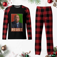 Resist Protest Civil Rights Plaid Pajama Set John Lewis Black History
