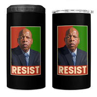 Resist Protest Civil Rights 4 in 1 Can Cooler Tumbler John Lewis Black History