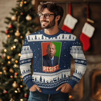 Resist Protest Civil Rights Ugly Christmas Sweater John Lewis Black History