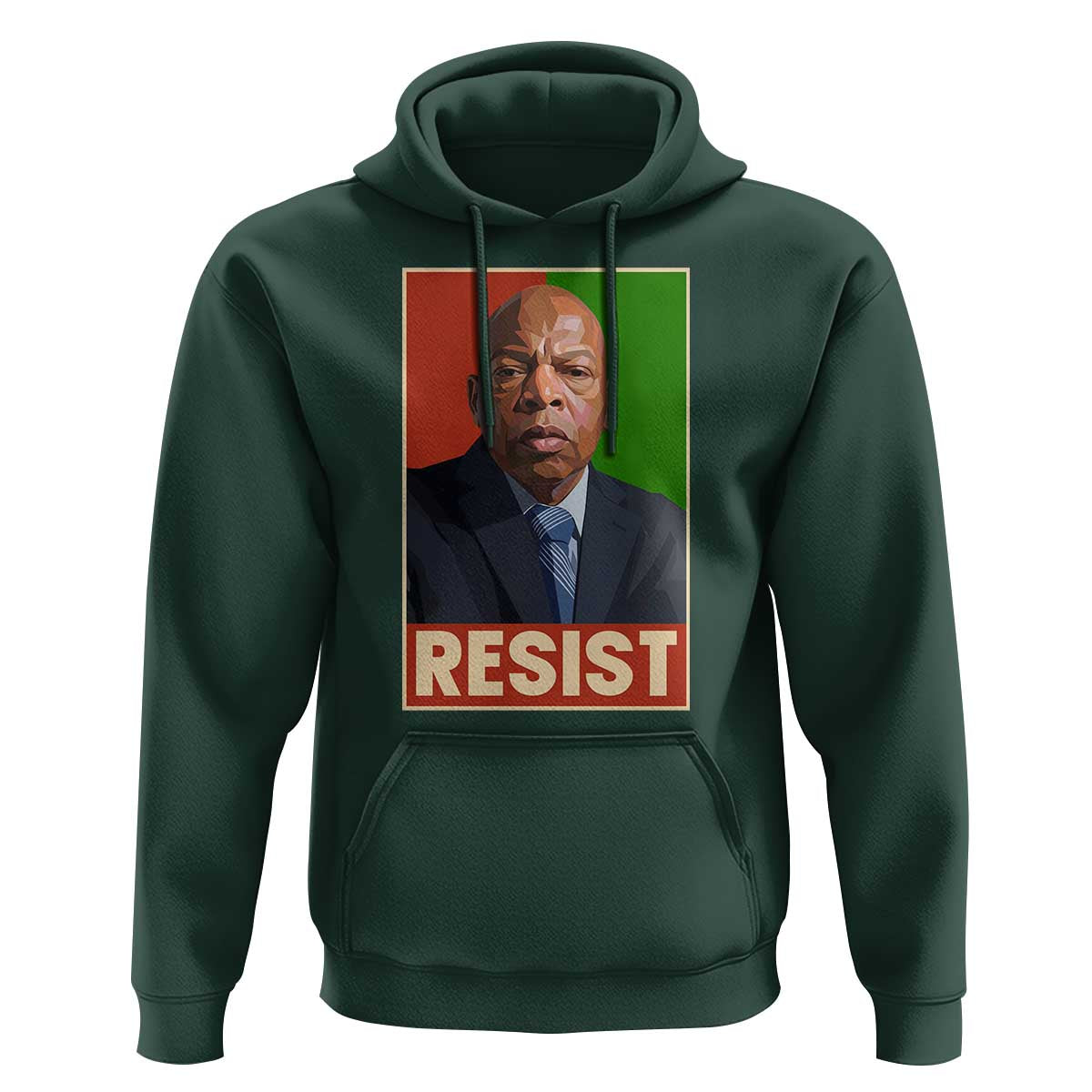 Resist Protest Civil Rights Hoodie John Lewis Black History