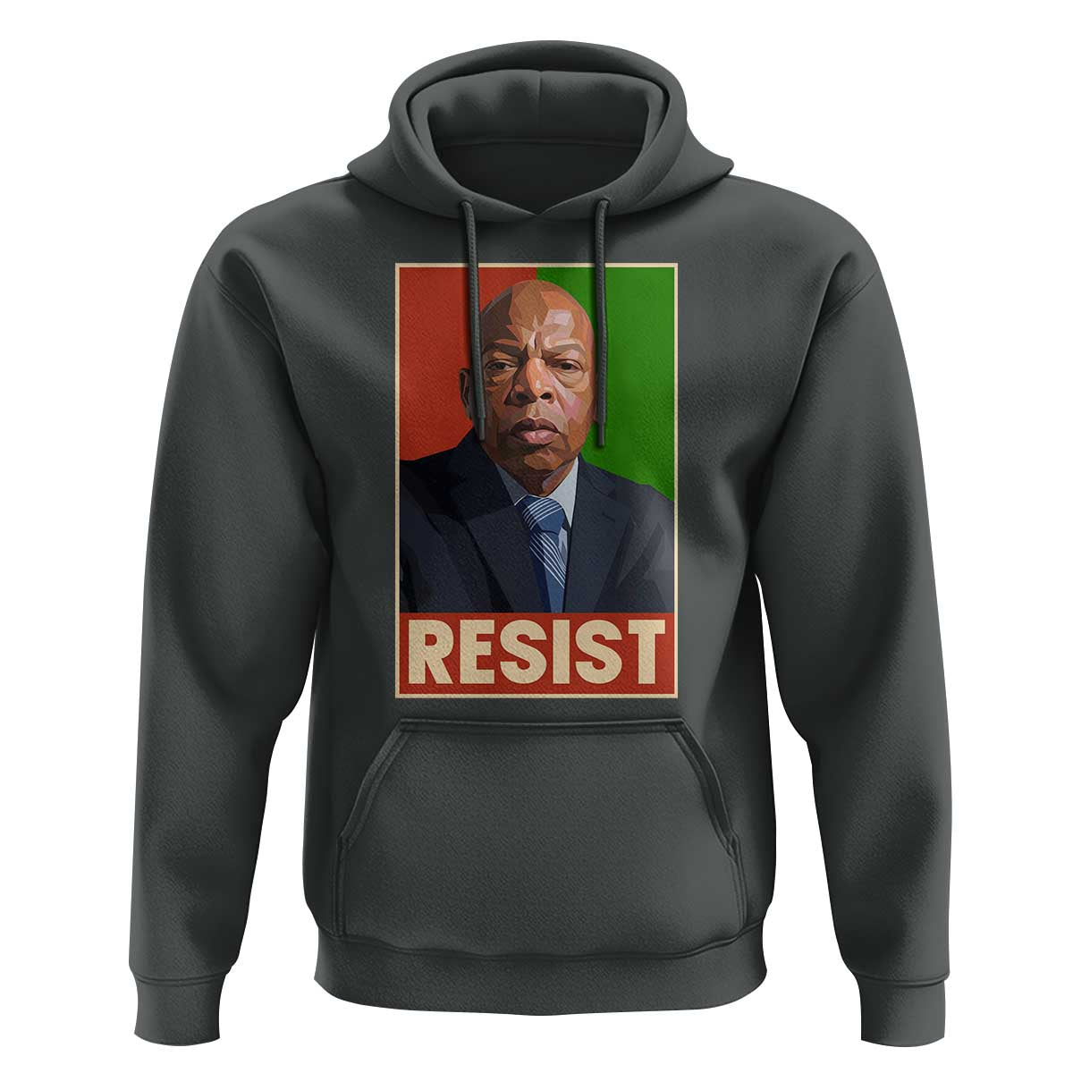 Resist Protest Civil Rights Hoodie John Lewis Black History