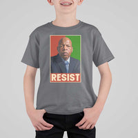 Resist Protest Civil Rights T Shirt For Kid John Lewis Black History