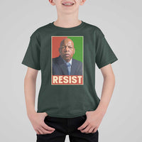 Resist Protest Civil Rights T Shirt For Kid John Lewis Black History