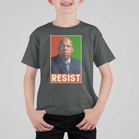 Resist Protest Civil Rights T Shirt For Kid John Lewis Black History