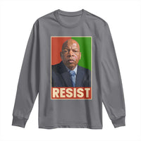 Resist Protest Civil Rights Long Sleeve Shirt John Lewis Black History