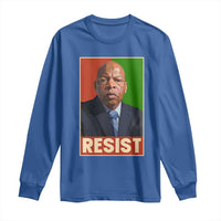 Resist Protest Civil Rights Long Sleeve Shirt John Lewis Black History