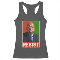 Resist Protest Civil Rights Racerback Tank Top John Lewis Black History