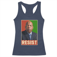 Resist Protest Civil Rights Racerback Tank Top John Lewis Black History