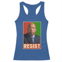 Resist Protest Civil Rights Racerback Tank Top John Lewis Black History