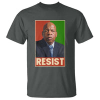 Resist Protest Civil Rights T Shirt John Lewis Black History
