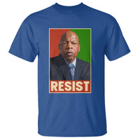 Resist Protest Civil Rights T Shirt John Lewis Black History