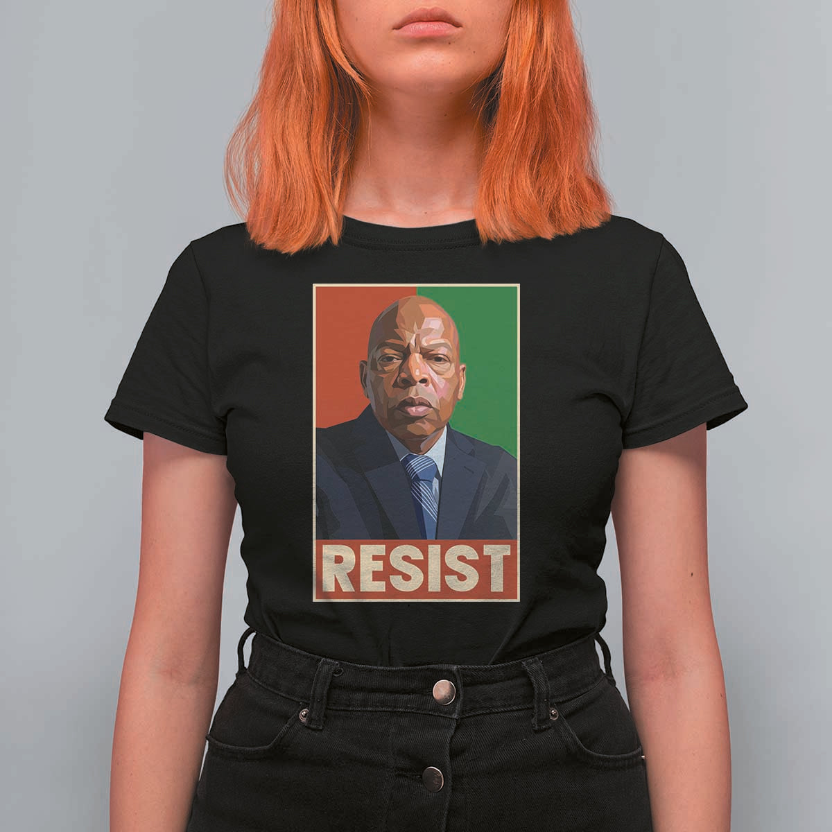 Resist Protest Civil Rights T Shirt For Women John Lewis Black History