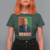 Resist Protest Civil Rights T Shirt For Women John Lewis Black History