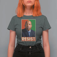 Resist Protest Civil Rights T Shirt For Women John Lewis Black History