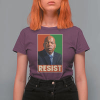Resist Protest Civil Rights T Shirt For Women John Lewis Black History