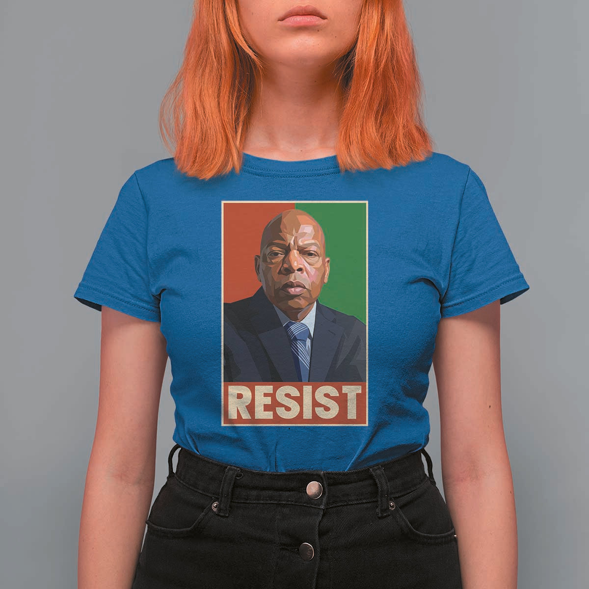 Resist Protest Civil Rights T Shirt For Women John Lewis Black History