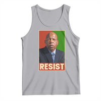 Resist Protest Civil Rights Tank Top John Lewis Black History