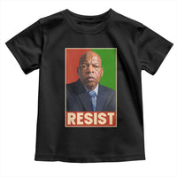 Resist Protest Civil Rights Toddler T Shirt John Lewis Black History