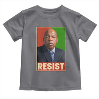 Resist Protest Civil Rights Toddler T Shirt John Lewis Black History