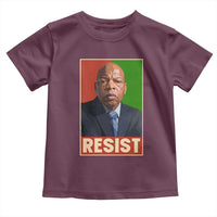 Resist Protest Civil Rights Toddler T Shirt John Lewis Black History