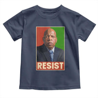 Resist Protest Civil Rights Toddler T Shirt John Lewis Black History