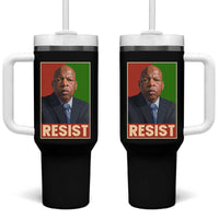 Resist Protest Civil Rights Tumbler With Handle John Lewis Black History