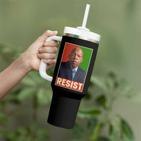 Resist Protest Civil Rights Tumbler With Handle John Lewis Black History