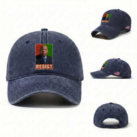 Resist Protest Civil Rights Washed Cotton Baseball Cap John Lewis Black History