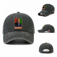 Resist Protest Civil Rights Washed Cotton Baseball Cap John Lewis Black History
