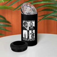 John Lewis Affrican American 4 in 1 Can Cooler Tumbler Get in Good Necessary Trouble