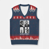 John Lewis Affrican American V-Neck Knit Sweater Vest Get in Good Necessary Trouble