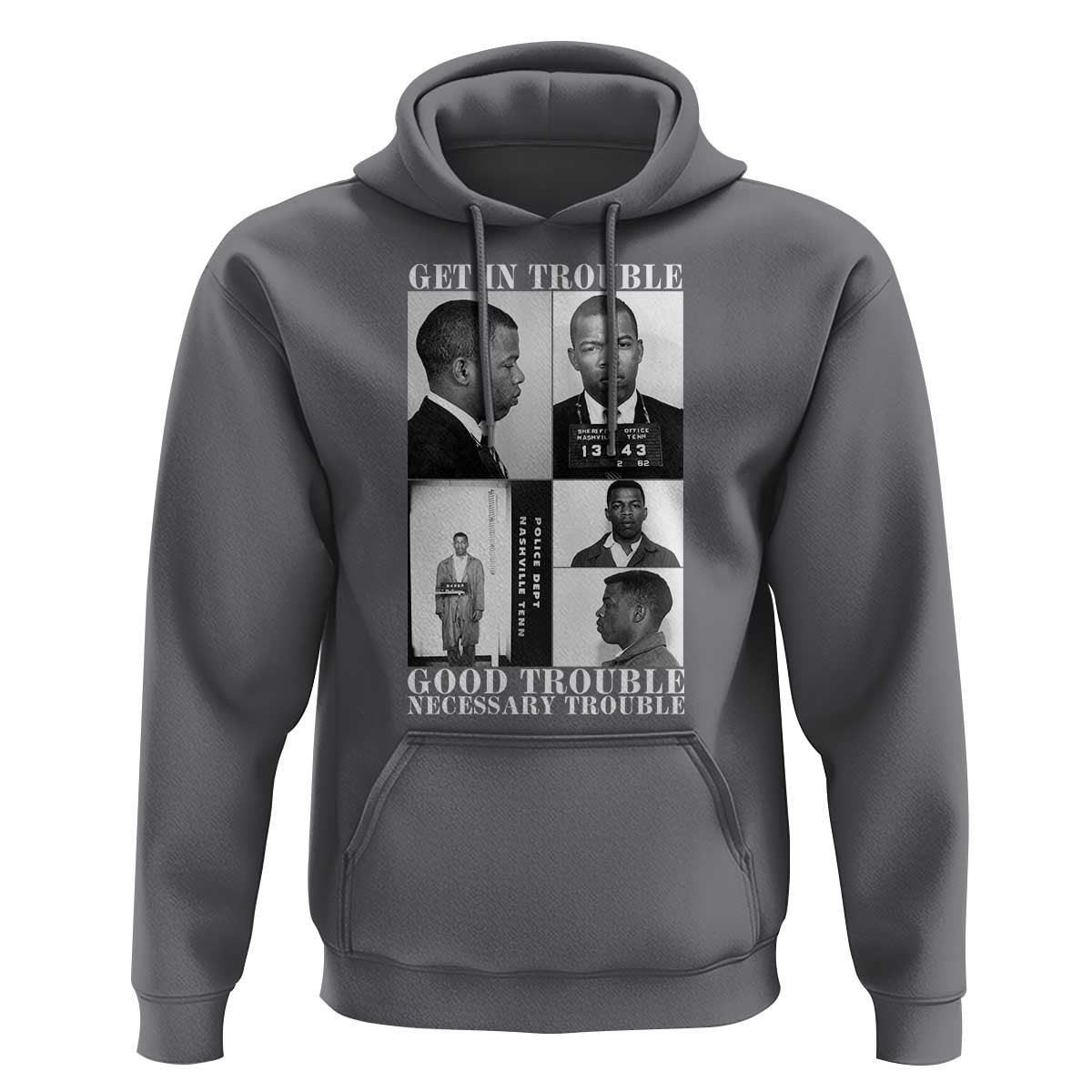 John Lewis Affrican American Hoodie Get in Good Necessary Trouble