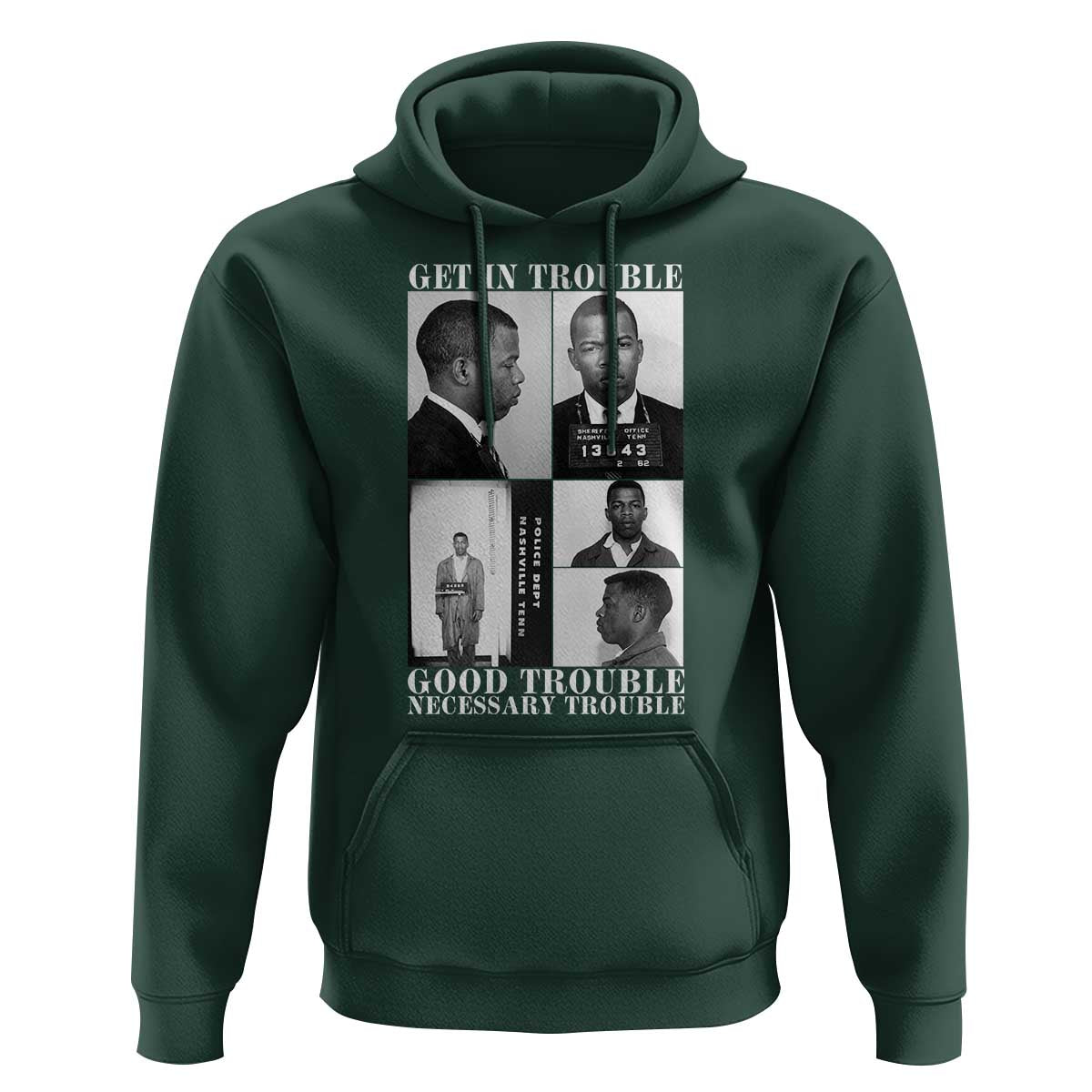 John Lewis Affrican American Hoodie Get in Good Necessary Trouble