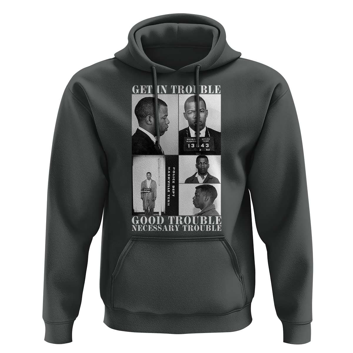 John Lewis Affrican American Hoodie Get in Good Necessary Trouble