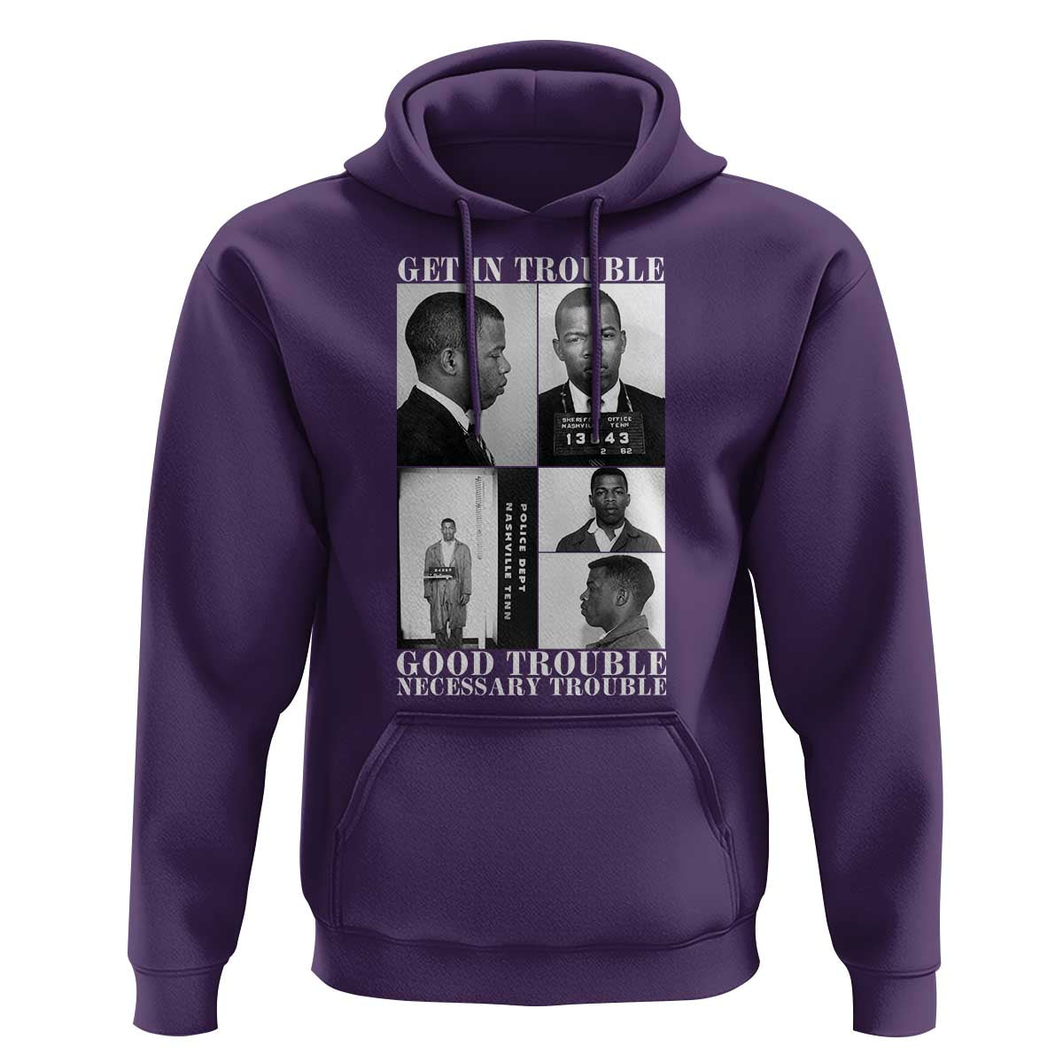 John Lewis Affrican American Hoodie Get in Good Necessary Trouble