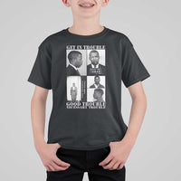 John Lewis Affrican American T Shirt For Kid Get in Good Necessary Trouble