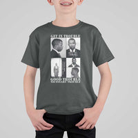 John Lewis Affrican American T Shirt For Kid Get in Good Necessary Trouble
