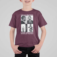 John Lewis Affrican American T Shirt For Kid Get in Good Necessary Trouble