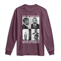 John Lewis Affrican American Long Sleeve Shirt Get in Good Necessary Trouble