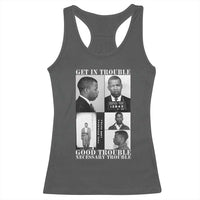 John Lewis Affrican American Racerback Tank Top Get in Good Necessary Trouble