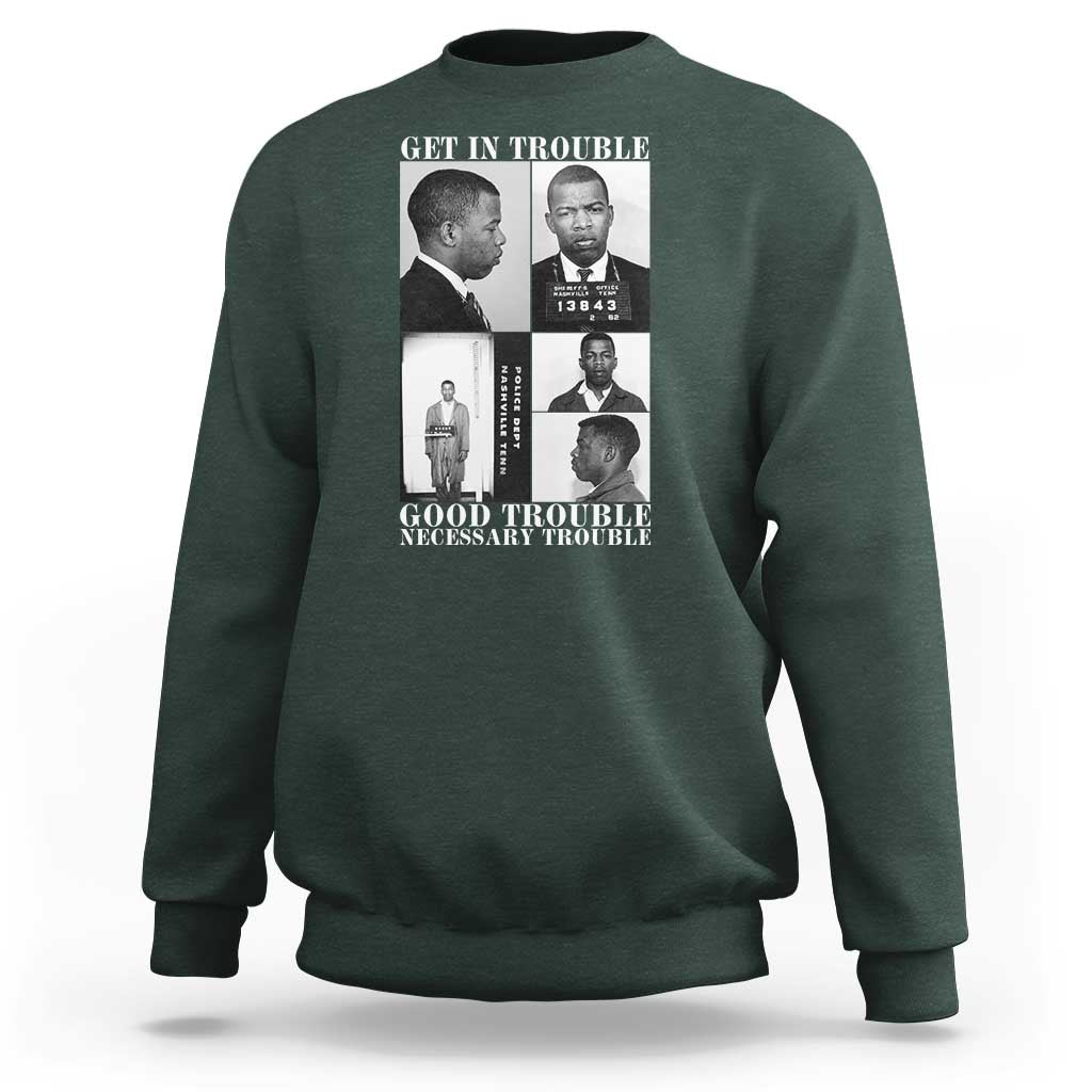 John Lewis Affrican American Sweatshirt Get in Good Necessary Trouble